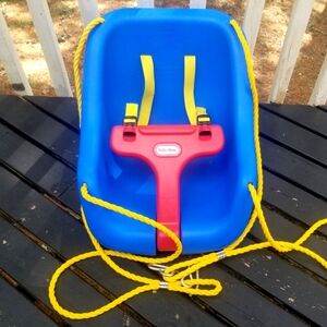 Little Tikes 2 -in- 1 Snug 'n Secure Grow With Me Swing - Blue